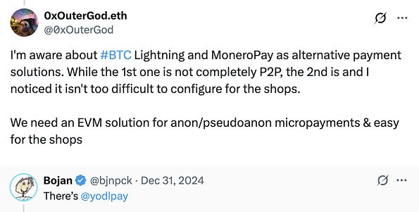 0xOuterGod Twitter testimonial