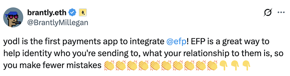 Brantley Millegan Twitter testimonial